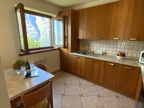 Fridge, microwave, oven, stovetop - Outdoor Veranda w Lakefront Views, Lake Access & Swimming Dock (COMO)