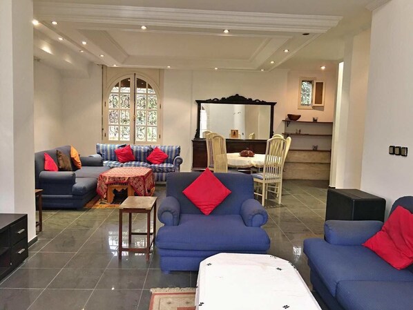 Sala de estar en el lobby