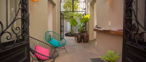 Façade de l’hébergement