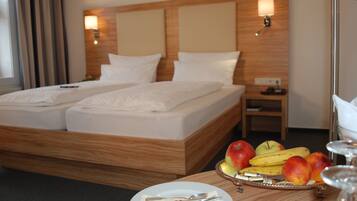 Hypo-allergenic bedding, individually decorated, individually furnished