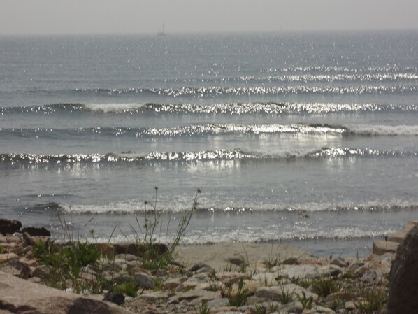 Accommodatie ligt op het strand