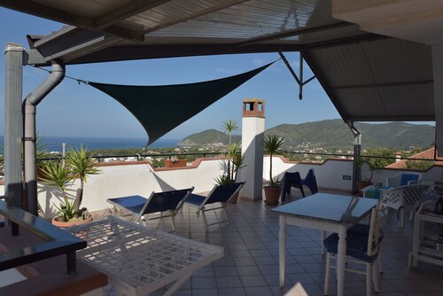 Casa Maja terrace with sea view