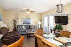 Smart TV, DVD player, stereo