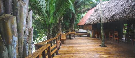 Uitzicht op het water