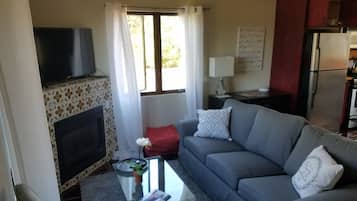 TV connectée, cheminée