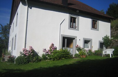 Large apartment for rent in a traditional Vosges farmhouse with panoramic view