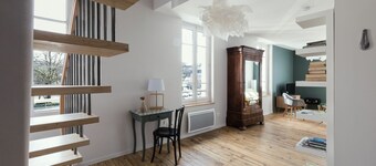 T2bis ***, 200 m från centrum, 60 m² med terrass