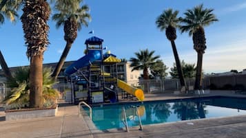 Indoor pool, a heated pool