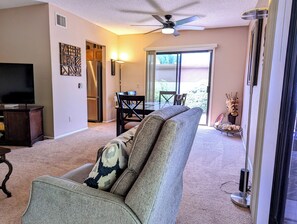 智能电视、DVD 播放器、书、立体声音响