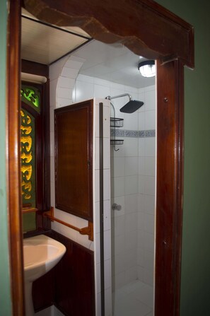 Apartemen Deluks, 1 Tempat Tidur Double, Bebas Asap Rokok, dapur kecil | Shower kamar mandi