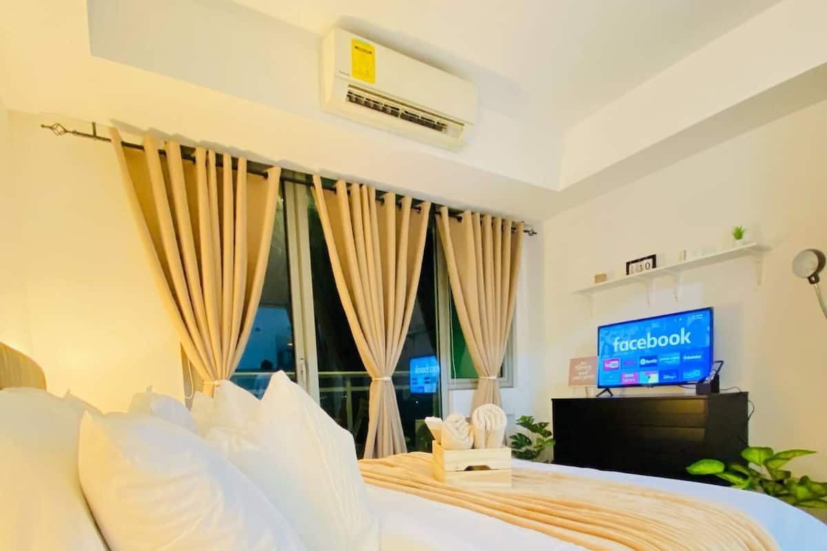 Appartamento Deluxe, 1 camera da letto | 1 camera, insonorizzazione, ferro/asse da stiro, Wi-Fi gratuito