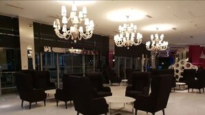 Sitteområde i lobbyen