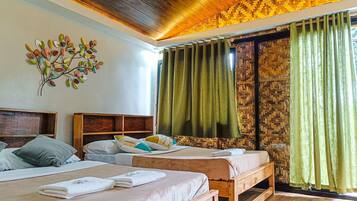 Individually decorated, individually furnished, blackout drapes
