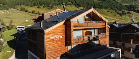 Majoituspaikan julkisivu