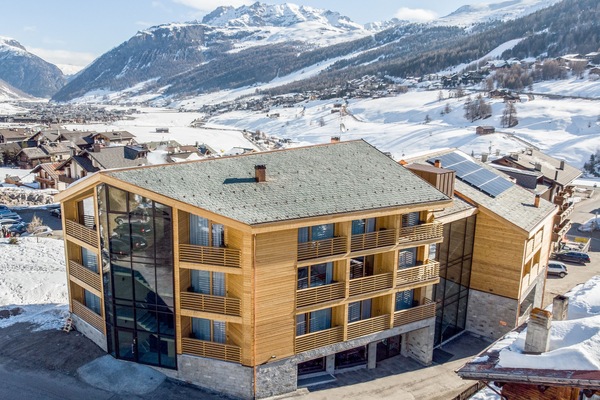 Fassade der Unterkunft