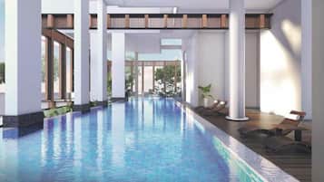 Indoor pool, outdoor pool