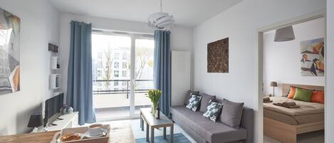Appartement | Woonruimte | Een flatscreentelevisie