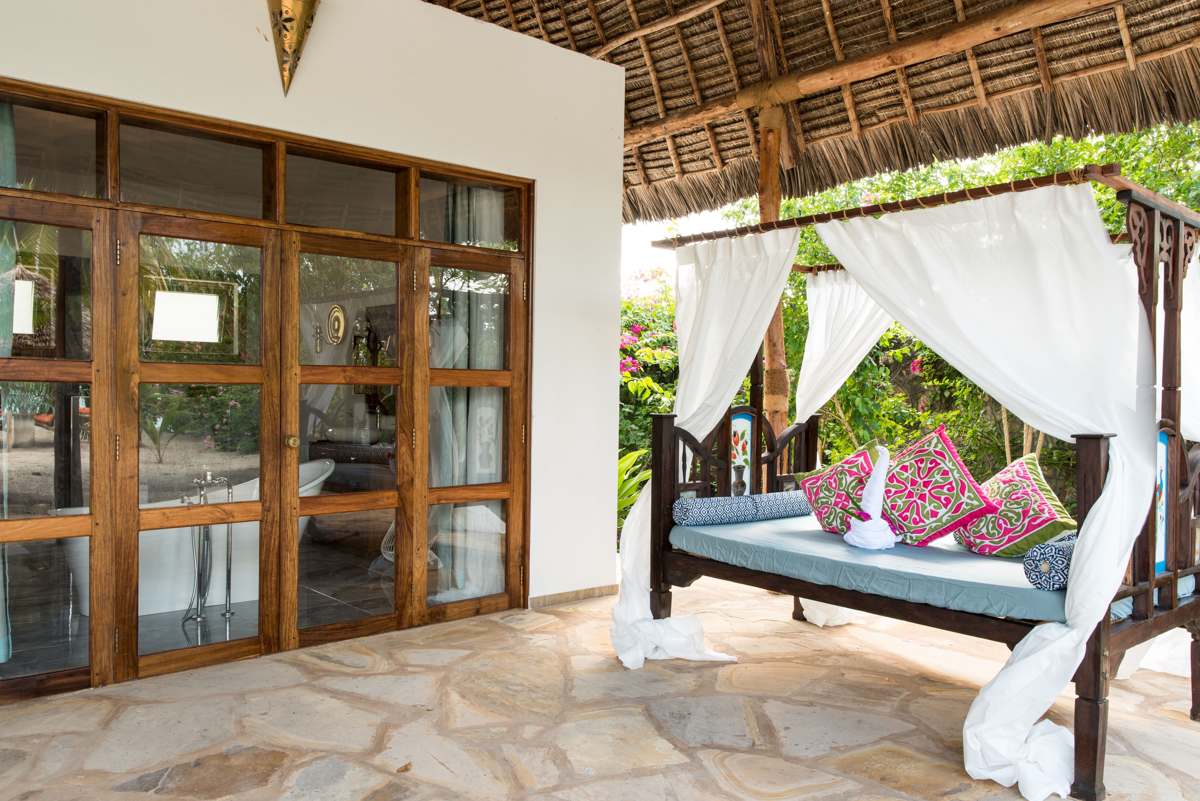 Luxury-Villa, 1 King-Bett, Meerblick | Terrasse/Patio