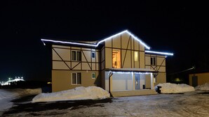 Front of property - evening/night - Usadba Silichi (Lahoysk)