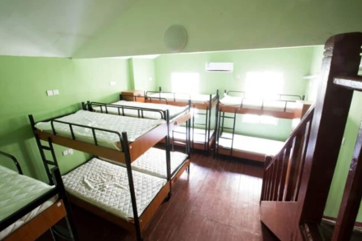 Bed in 10-bed Male Dormitory Room | Blackout drapes, free WiFi