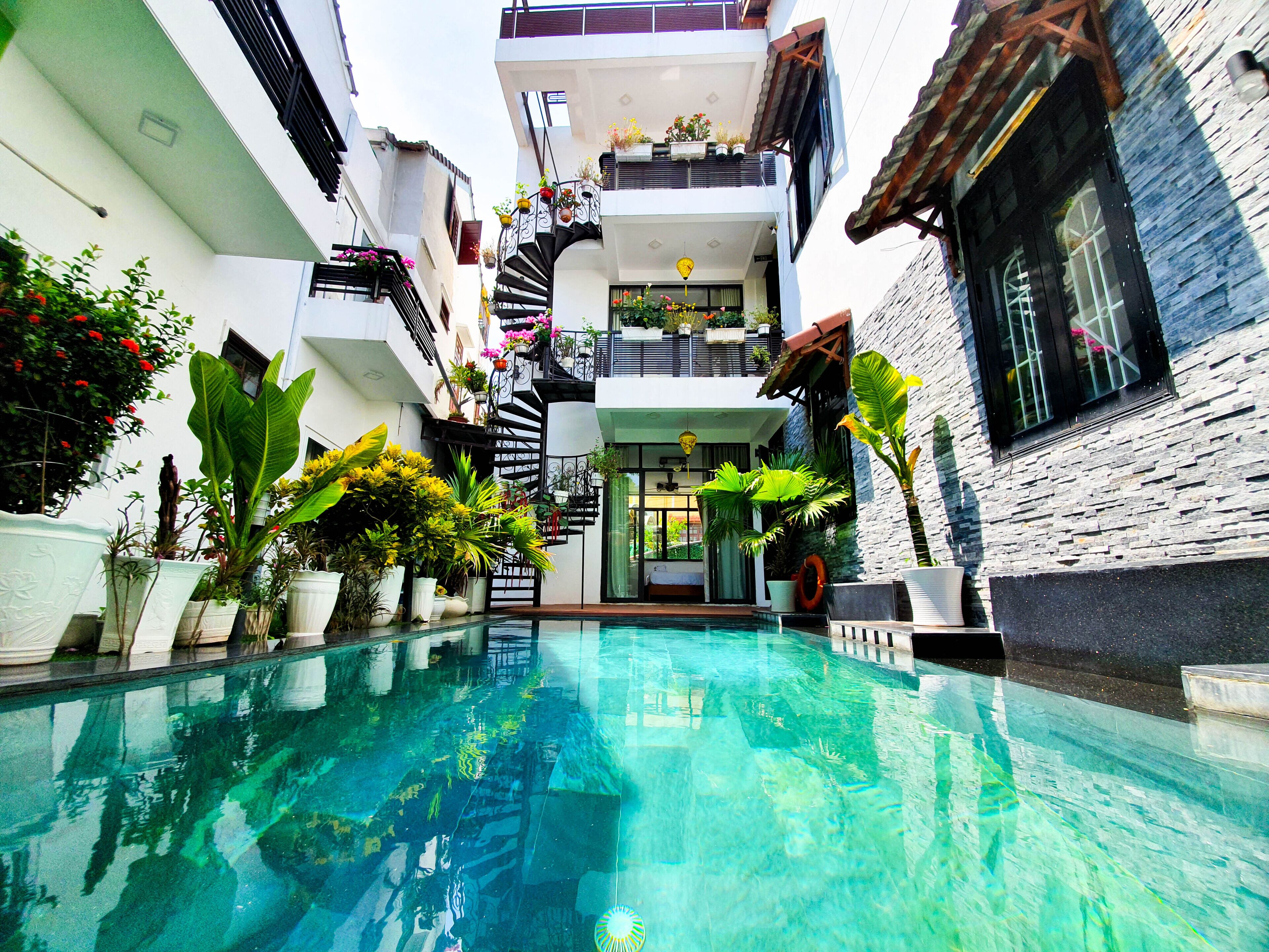 Khuôn viên nơi lưu trú