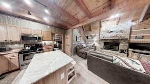 Interior - Streamsong Secluded Creek View Cabin with Hot Tub and Pool Table by RedAwning (Sevierville)