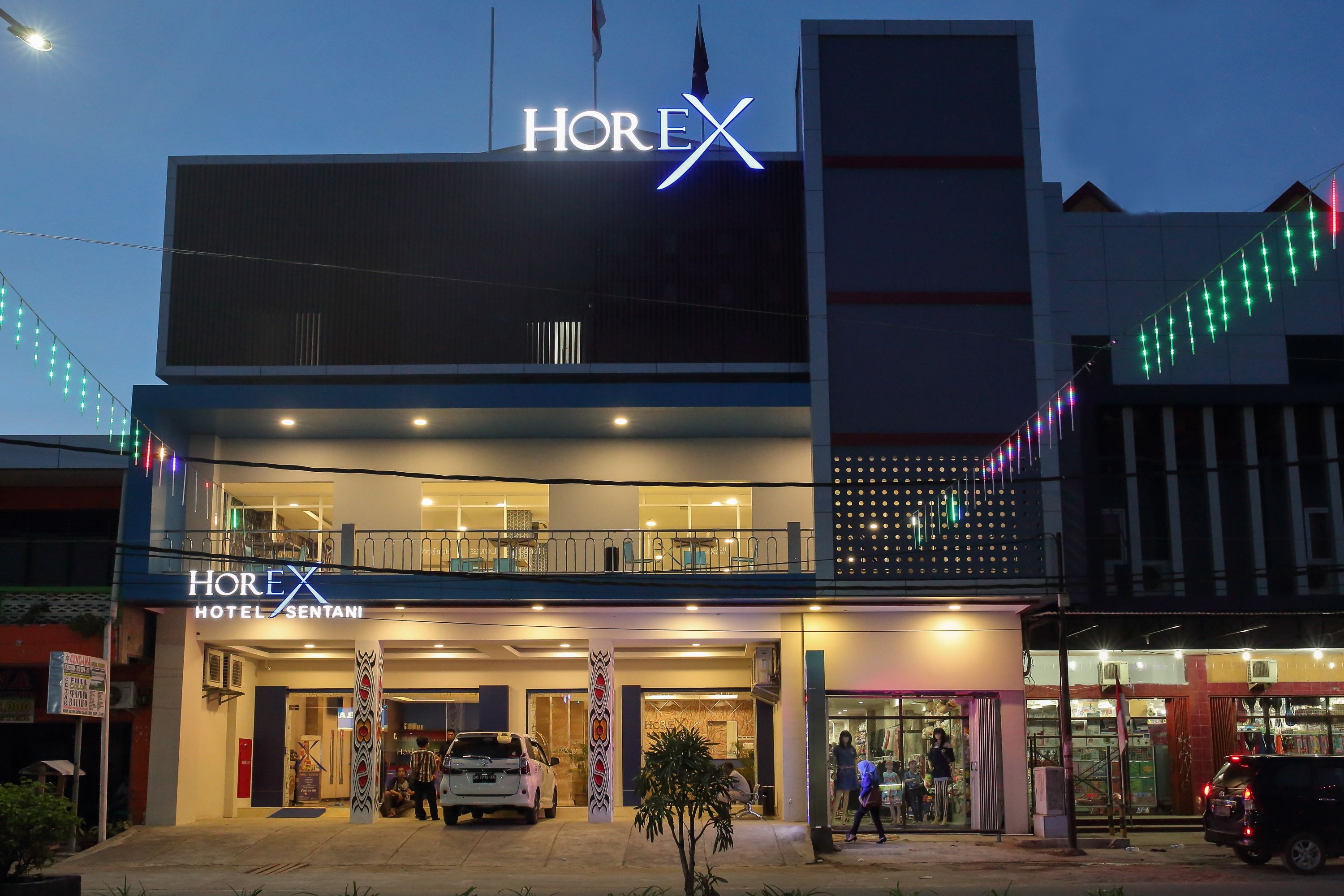 front of property – evening/night