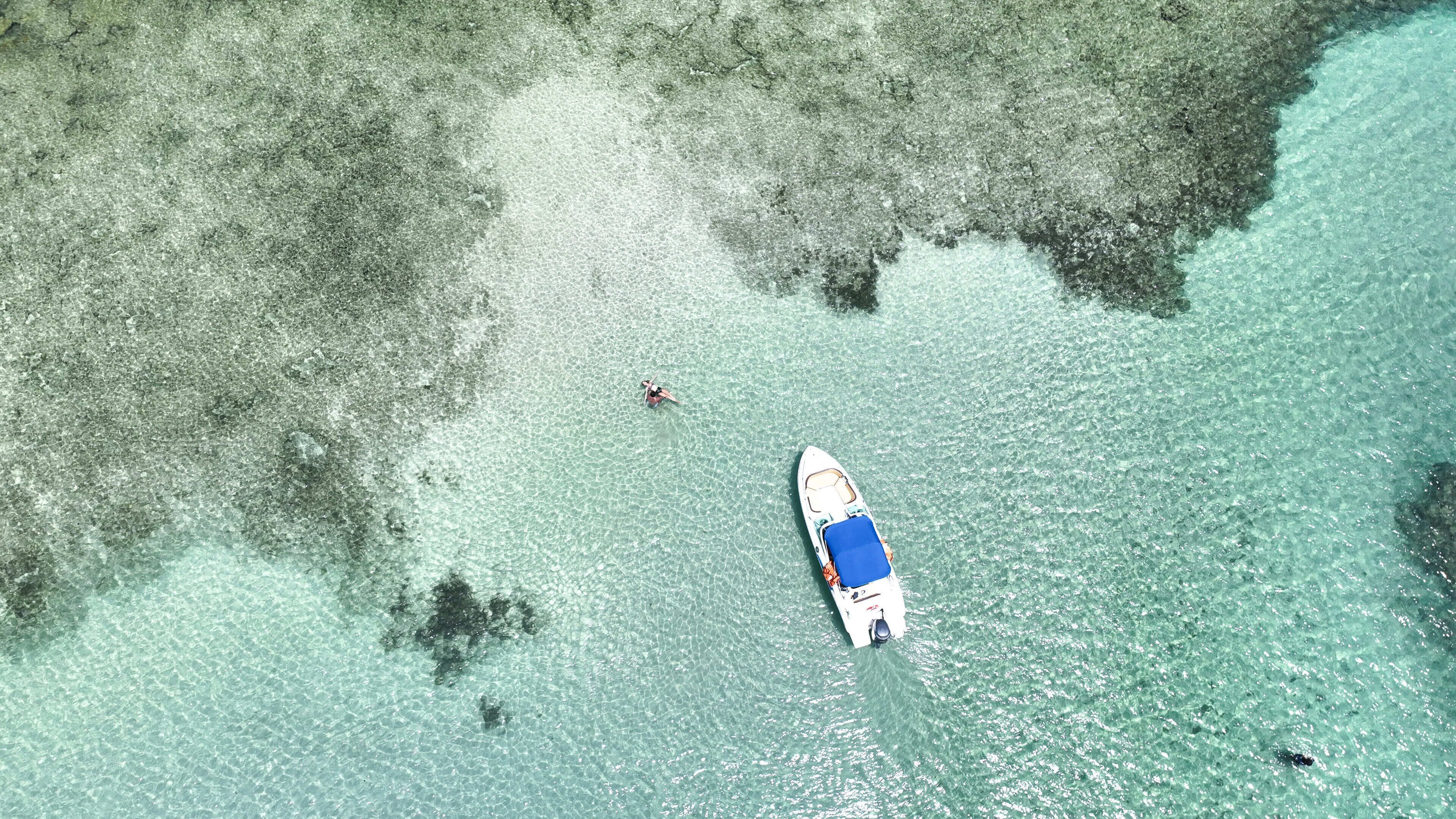 on the beach, sun-loungers, beach umbrellas, beach bar