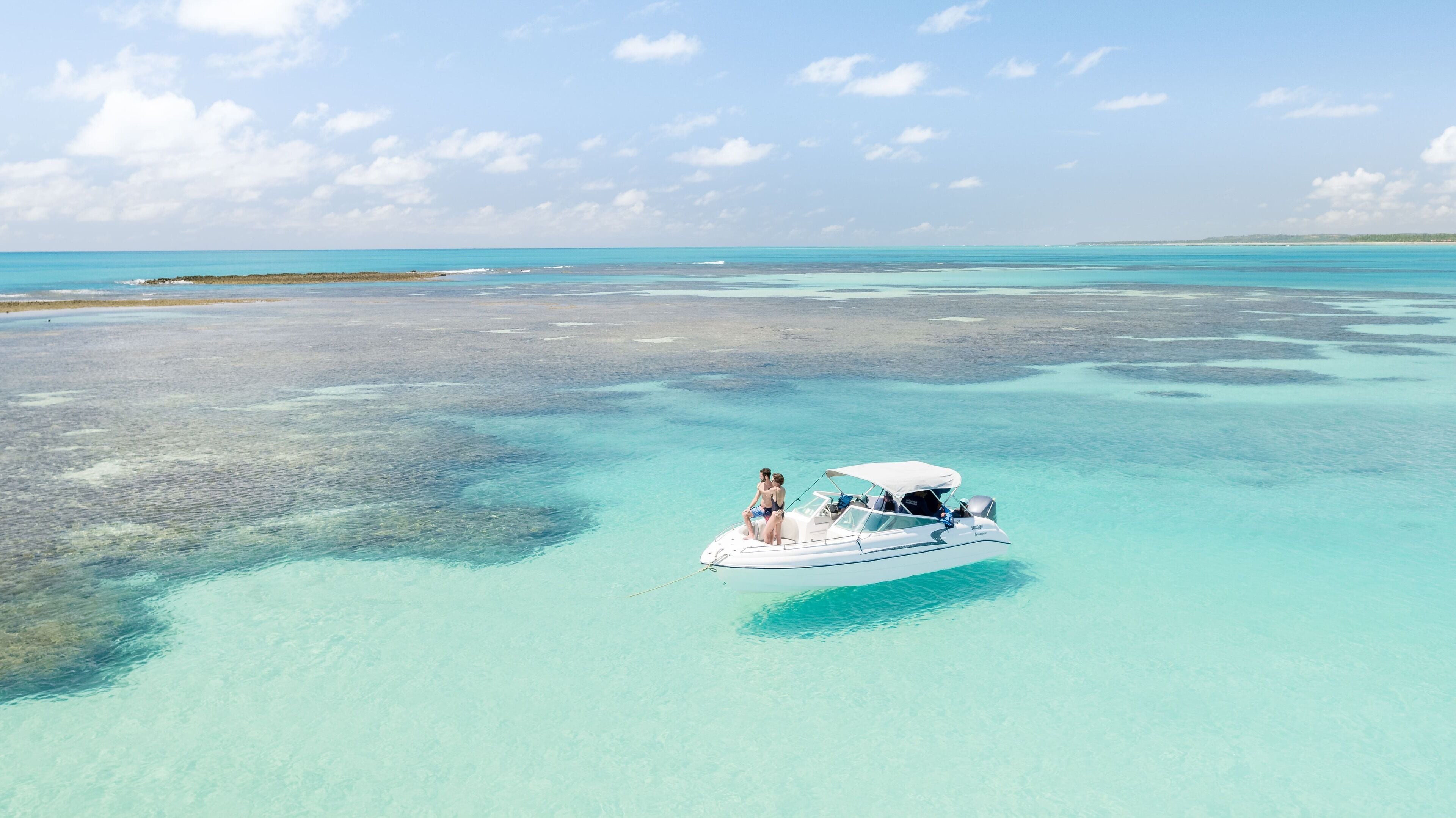 on the beach, sun-loungers, beach umbrellas, beach bar