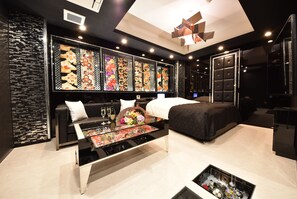 Junior-suite | Premium-sengetøj, dundyner, individuelt design, mørklægningsgardiner