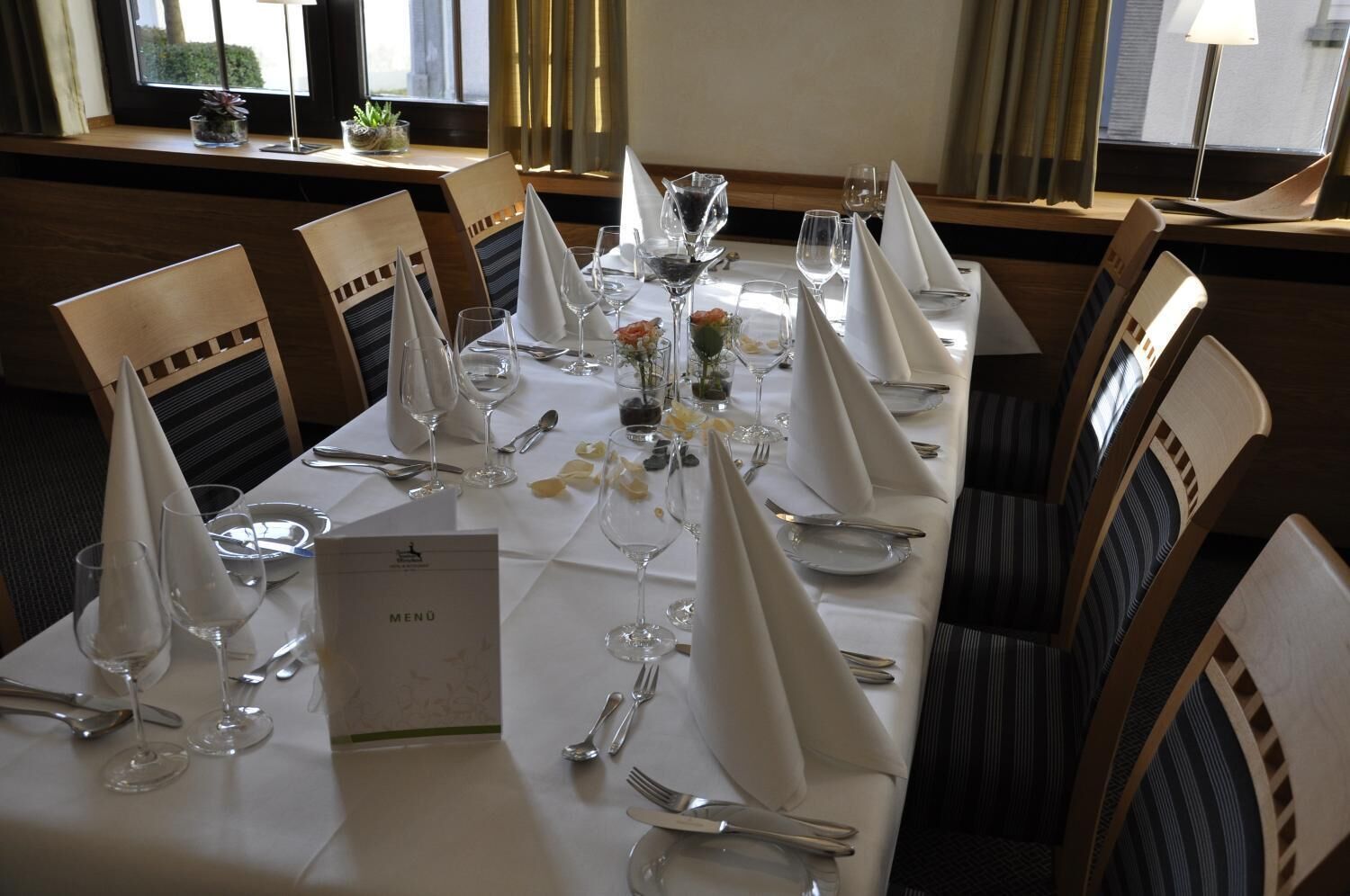 lunch and dinner served, local cuisine