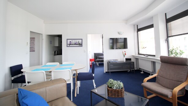 Apartment, 2 Bedrooms (HR047-H04) | Living area - Ferienwohnung Hürth II (Huerth)