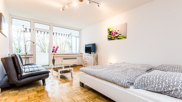 Apartment (HR114-M01) | WiFi (free), bed sheets - Apartment Monheim (Monheim)