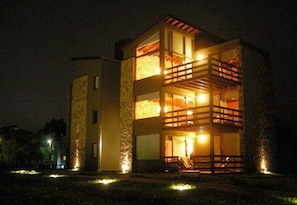 Front of property – evening/night