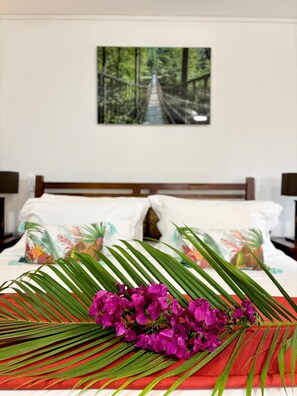 Leilighet – deluxe, 1 kingsize-seng med sovesofa | Italienske Frette-laken, sengetøy av topp kvalitet og dundyner