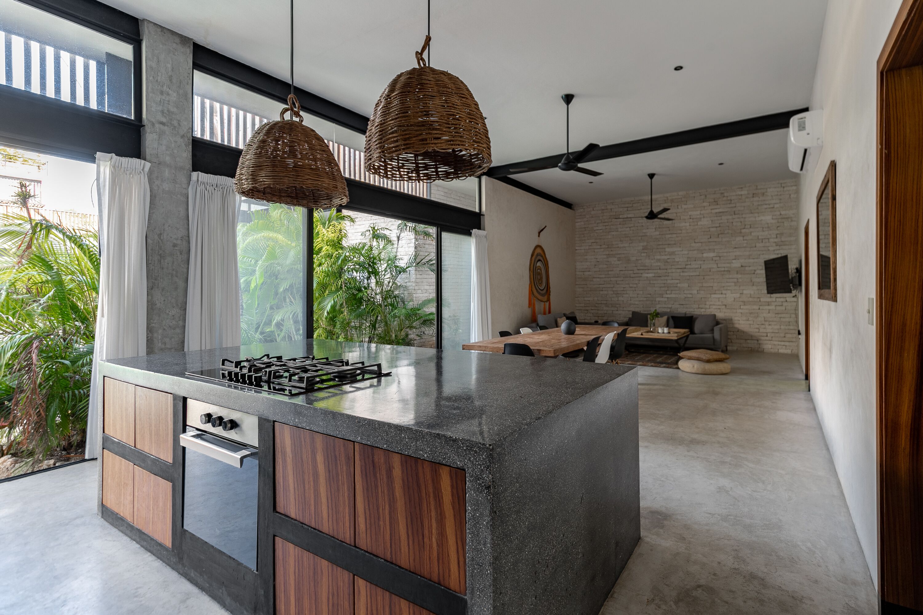 Deluxe Apartment, 2 Queen Beds, Non Smoking (2) | Private kitchen | Full-size fridge, microwave, stovetop, espresso maker