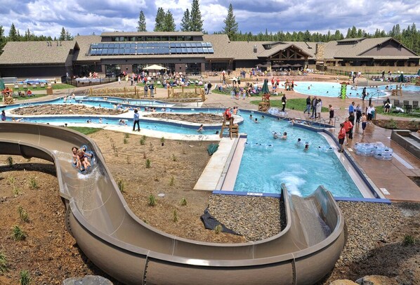 Indoor pool, outdoor pool
