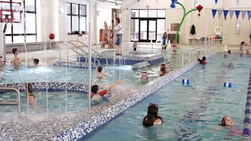 Indoor pool, outdoor pool