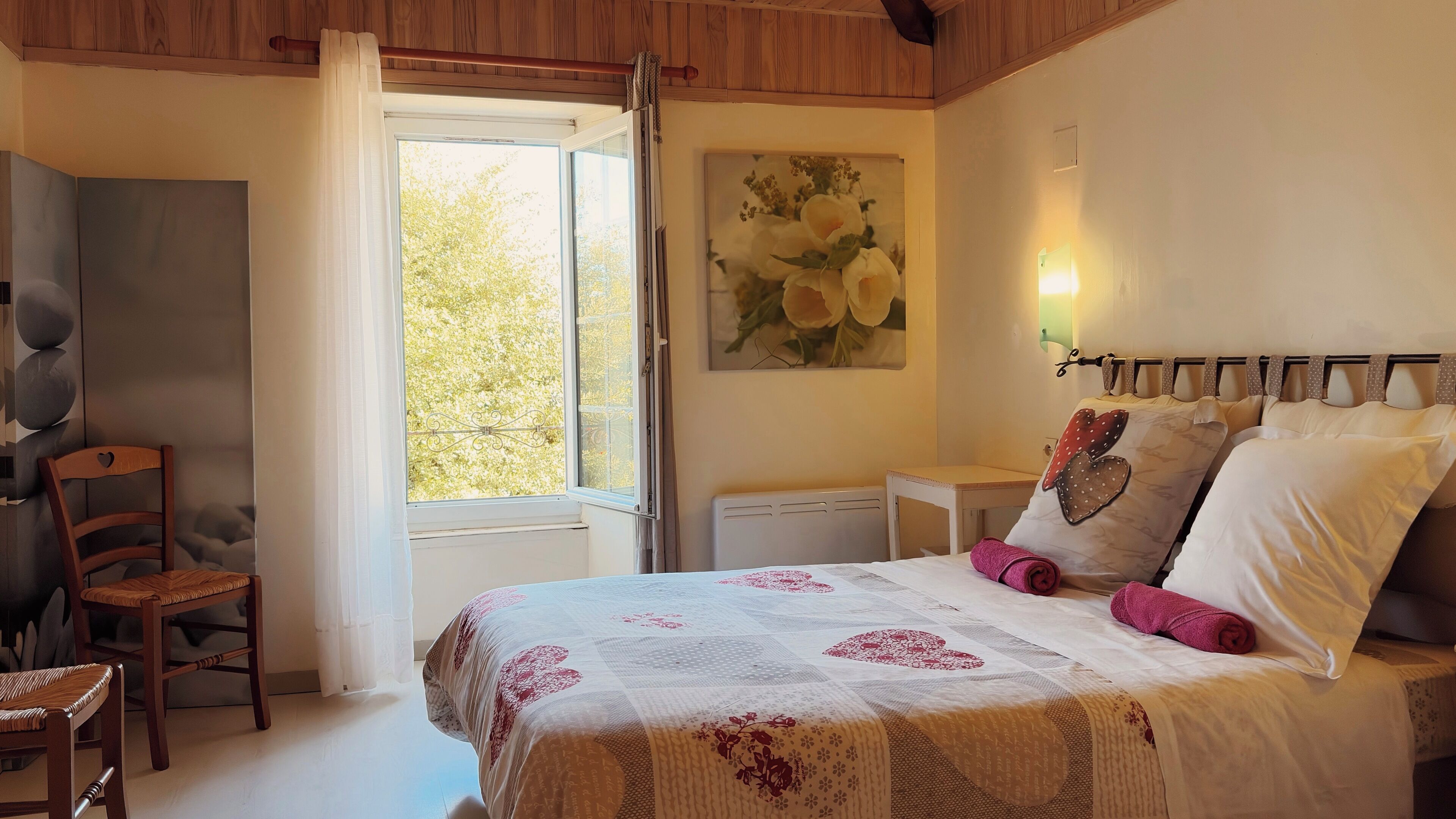 Individually decorated, individually furnished, blackout drapes