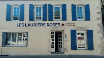 Voorkant van accommodatie