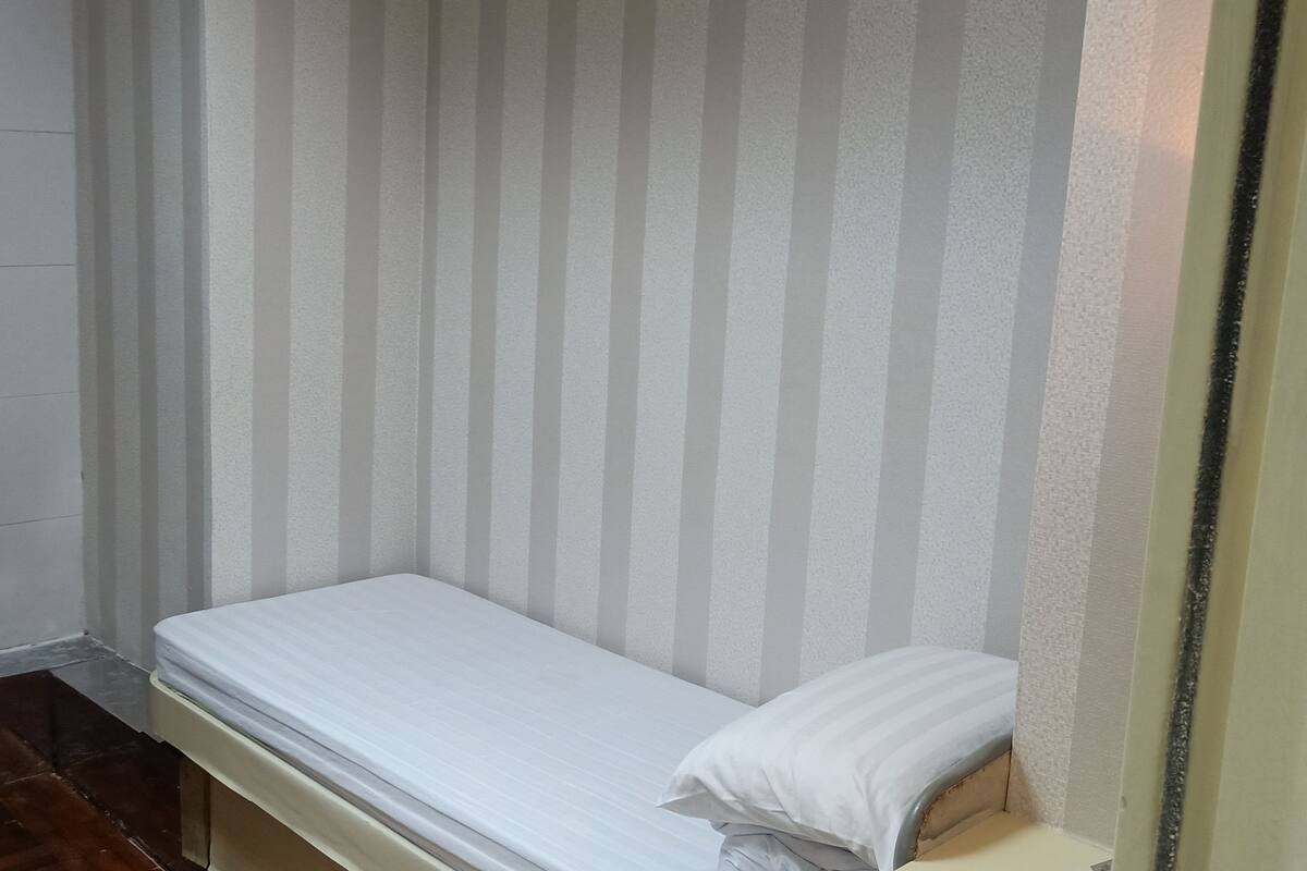 Blackout curtains, iron/ironing board, free WiFi, bed sheets