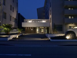 Front of property – evening/night