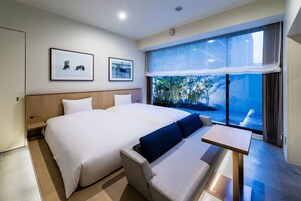 Habitación con 2 camas individuales, vistas al jardín | Vistas desde la habitación