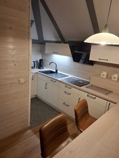 Beautiful vacation home for 6 people, new bathroom, toilet and kitchen.