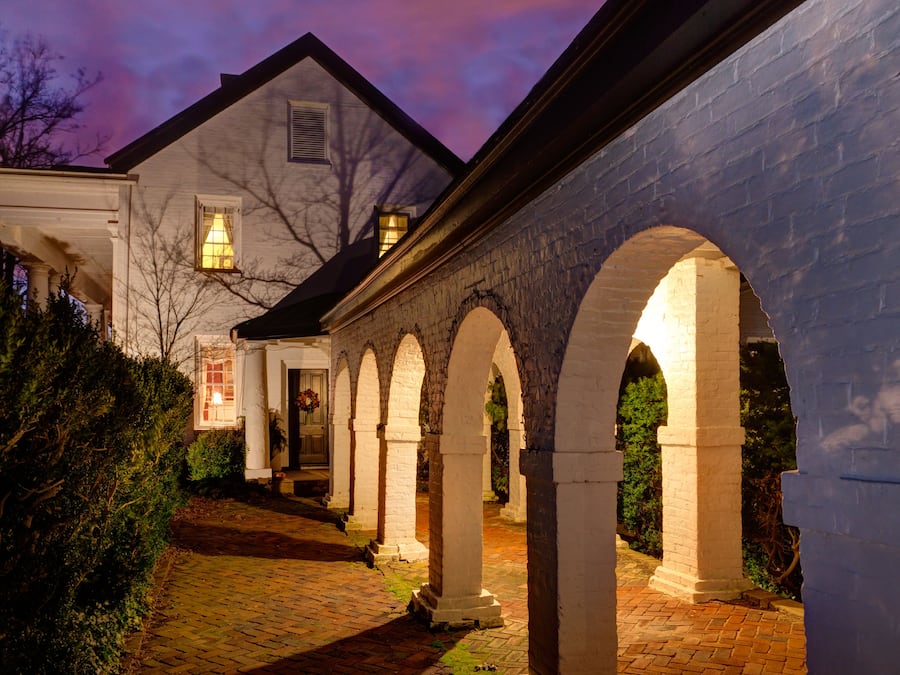 Front of property - evening/night