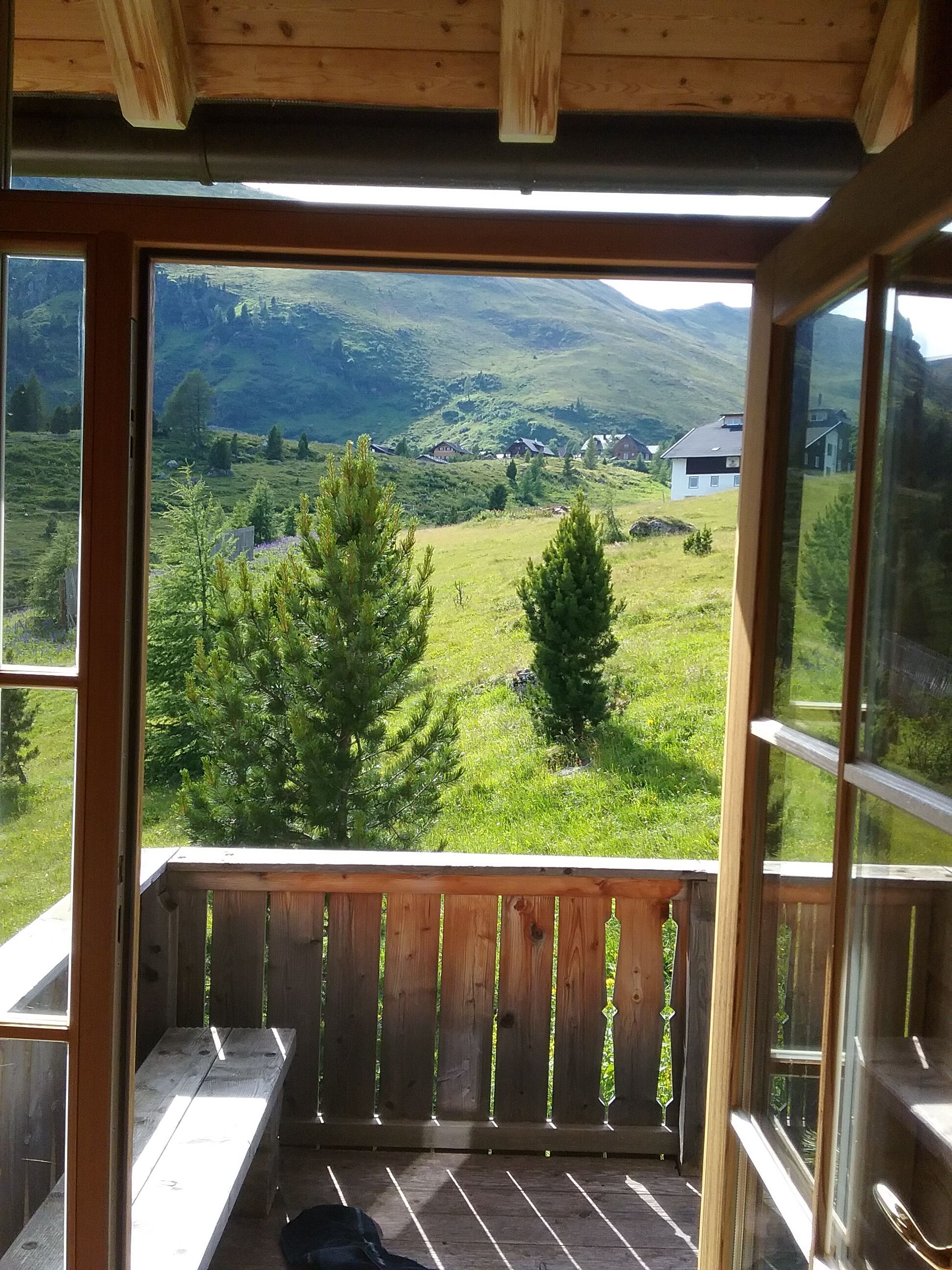Blick von der Terrassentür