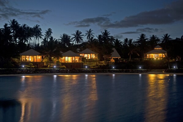 Front of property – evening/night