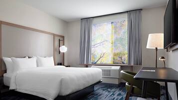 In-room safe, desk, blackout curtains, iron/ironing board