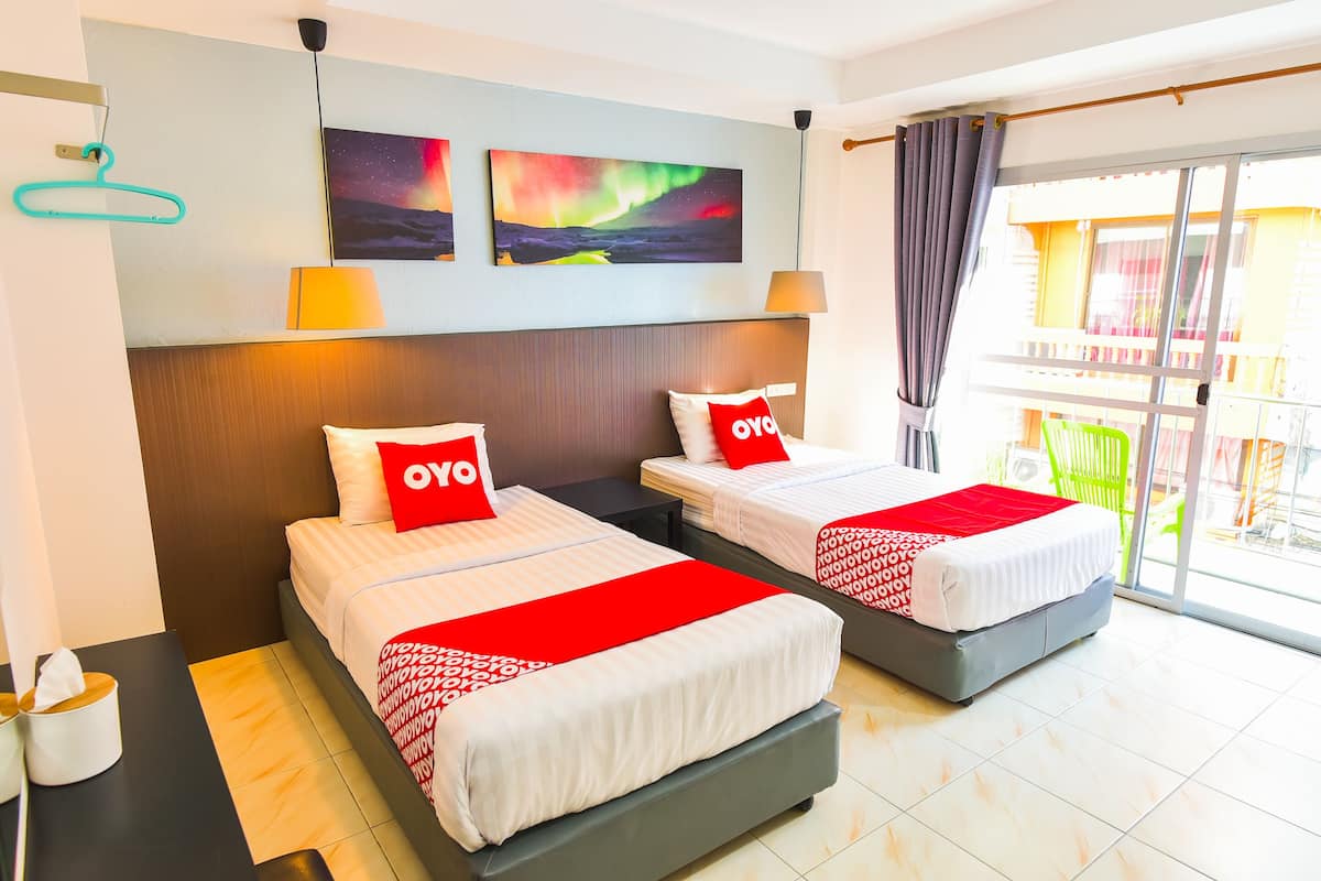 Deluxe-Zweibettzimmer | 1 Schlafzimmer, Schreibtisch, kostenloses WLAN, Bettwäsche