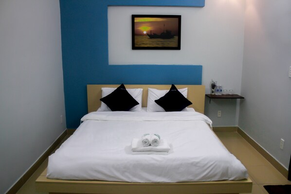 Chambre Double | Bureau, Wi-Fi gratuit, draps fournis